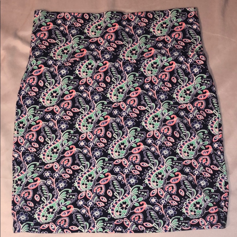 Women’s Paisley Patterned Mini Skirt